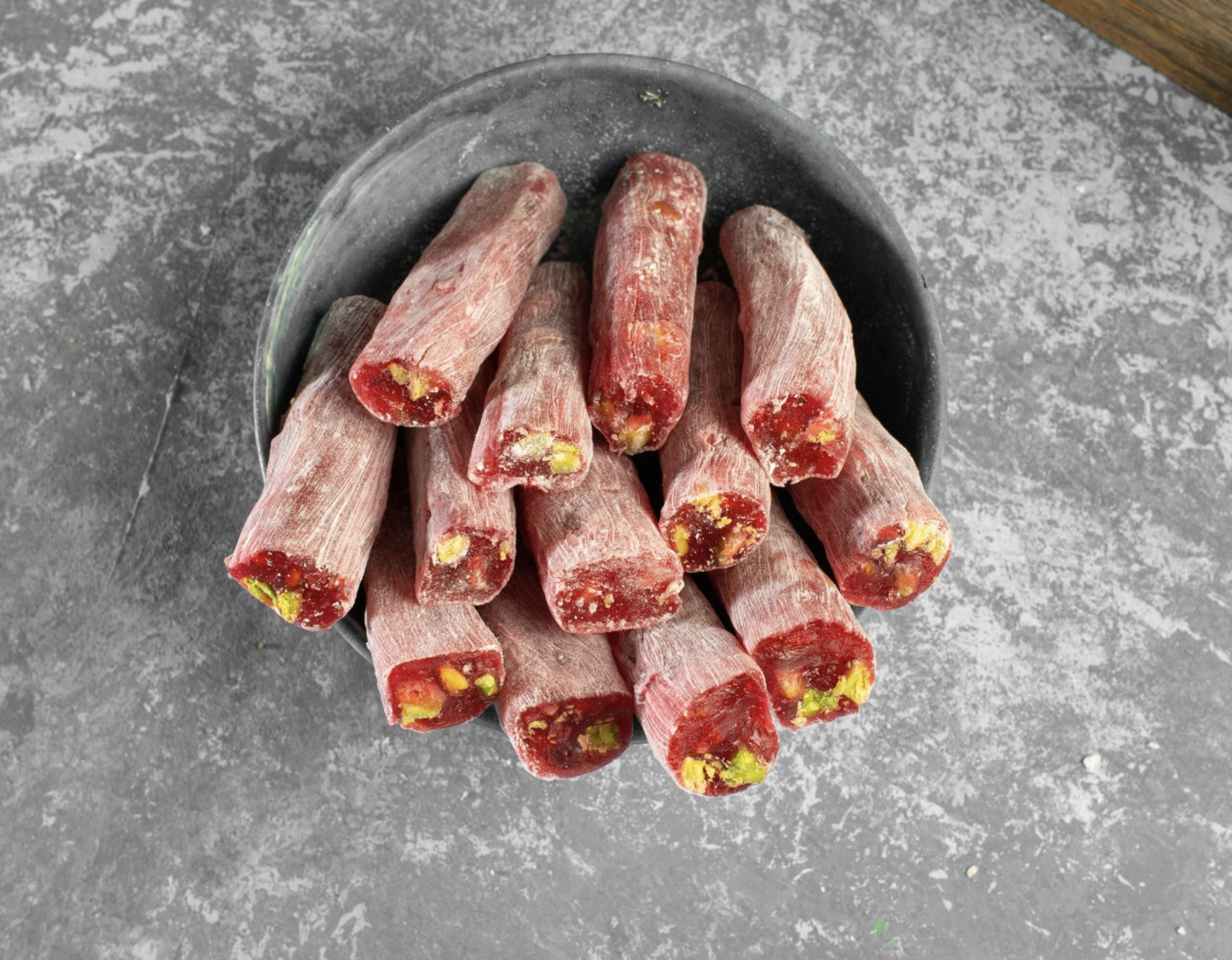 Turkish Delight Sticks With Pistachio And Pomegranate 500 g / 1.1 lb