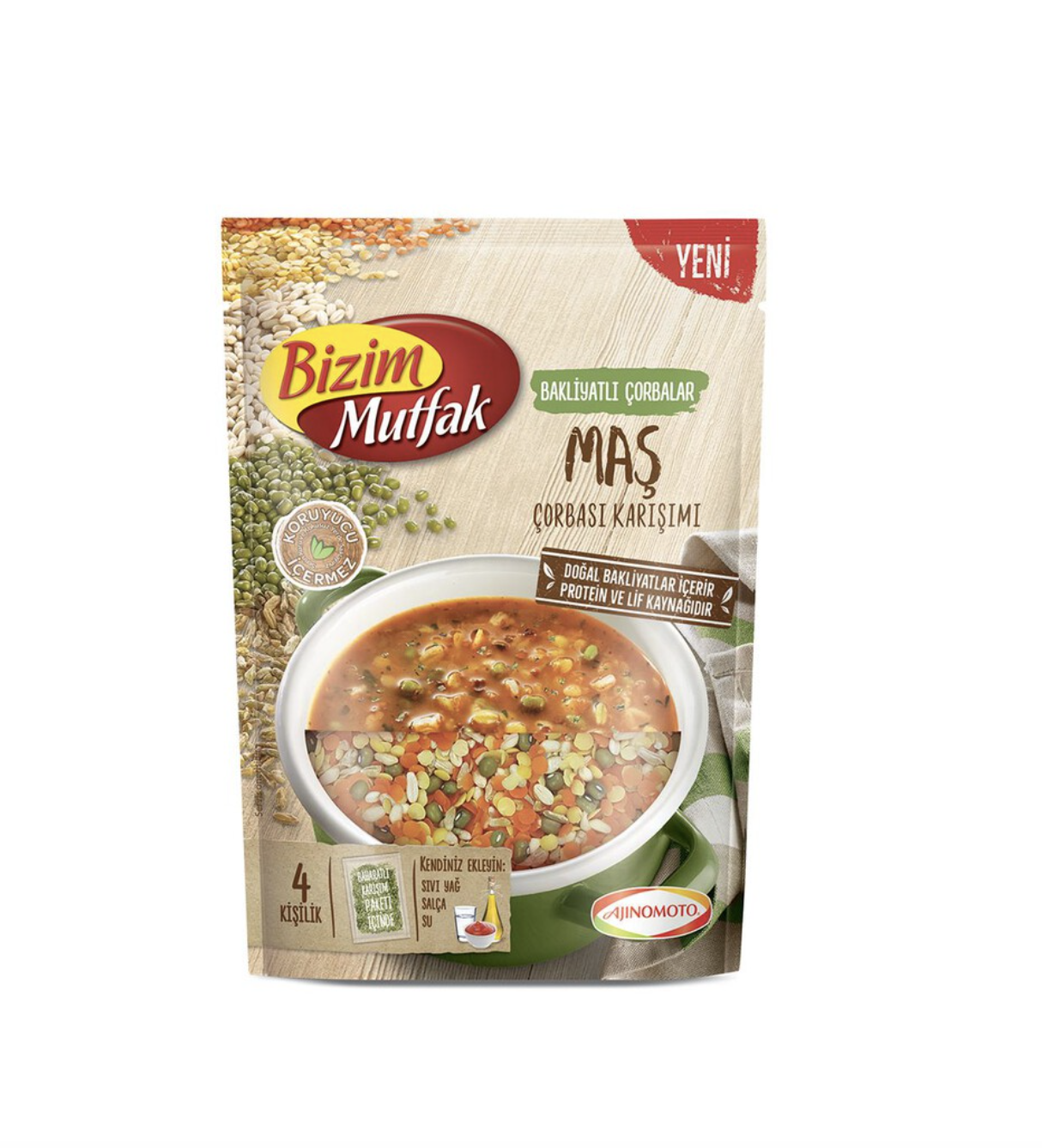 Bizim Mutfak Mong Soup Mixture With Legumes 132,5 g / 4.67 oz 2packs