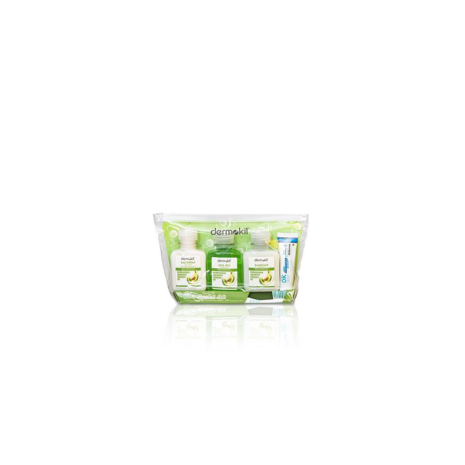 Dermokil Avocado Travel Set 5Pcs 3 *100 ml + 25 ml