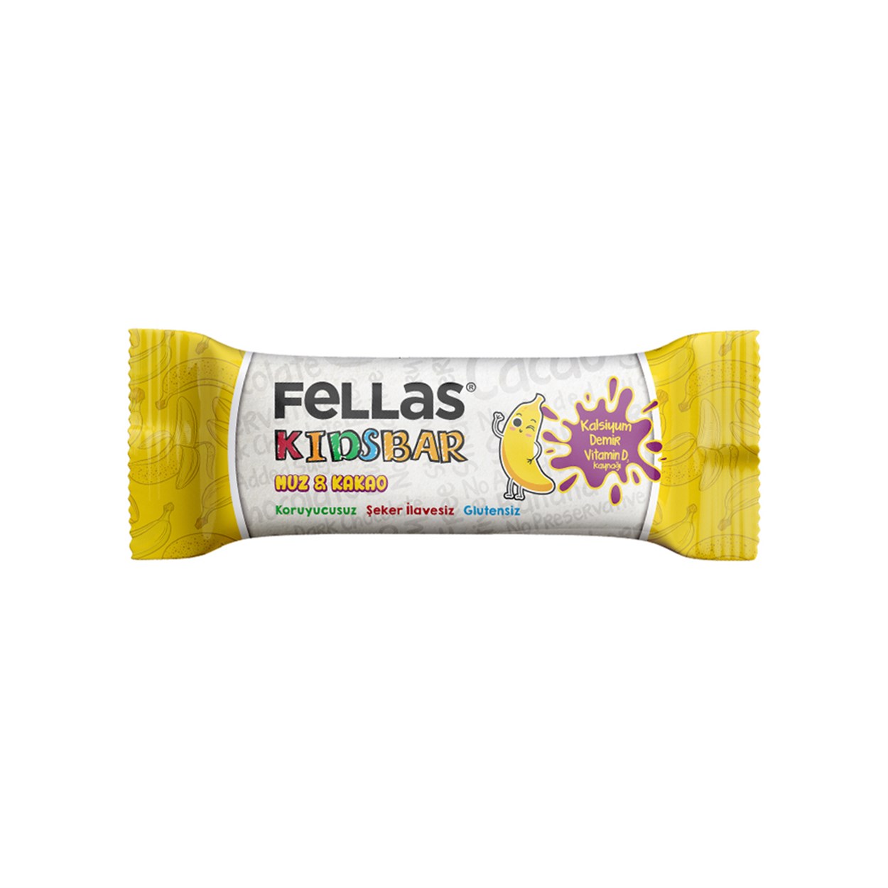 Fellas Kids Fruit Bar with Banana and Cocoa 28 g / 0.98 oz 