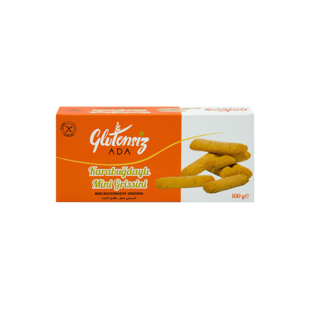 Gluten Free Ada Mini fingers crackers with buckwheat 100 g / 3.53 oz 
