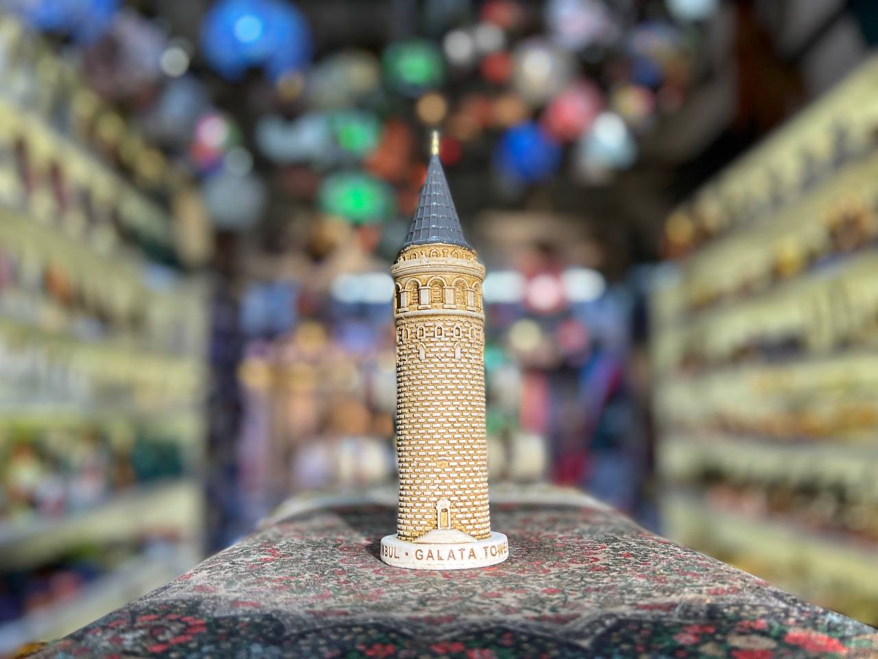 Turkish Handmade Galata Tower, Ottoman Antiques, Gift Style