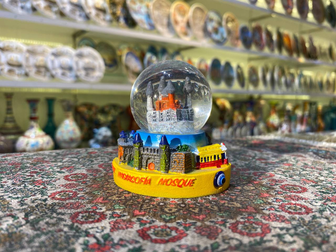 Turkish Handmade Snow Globe, Home Decoration Hagia Sophia  ,Ottoman Antiques 