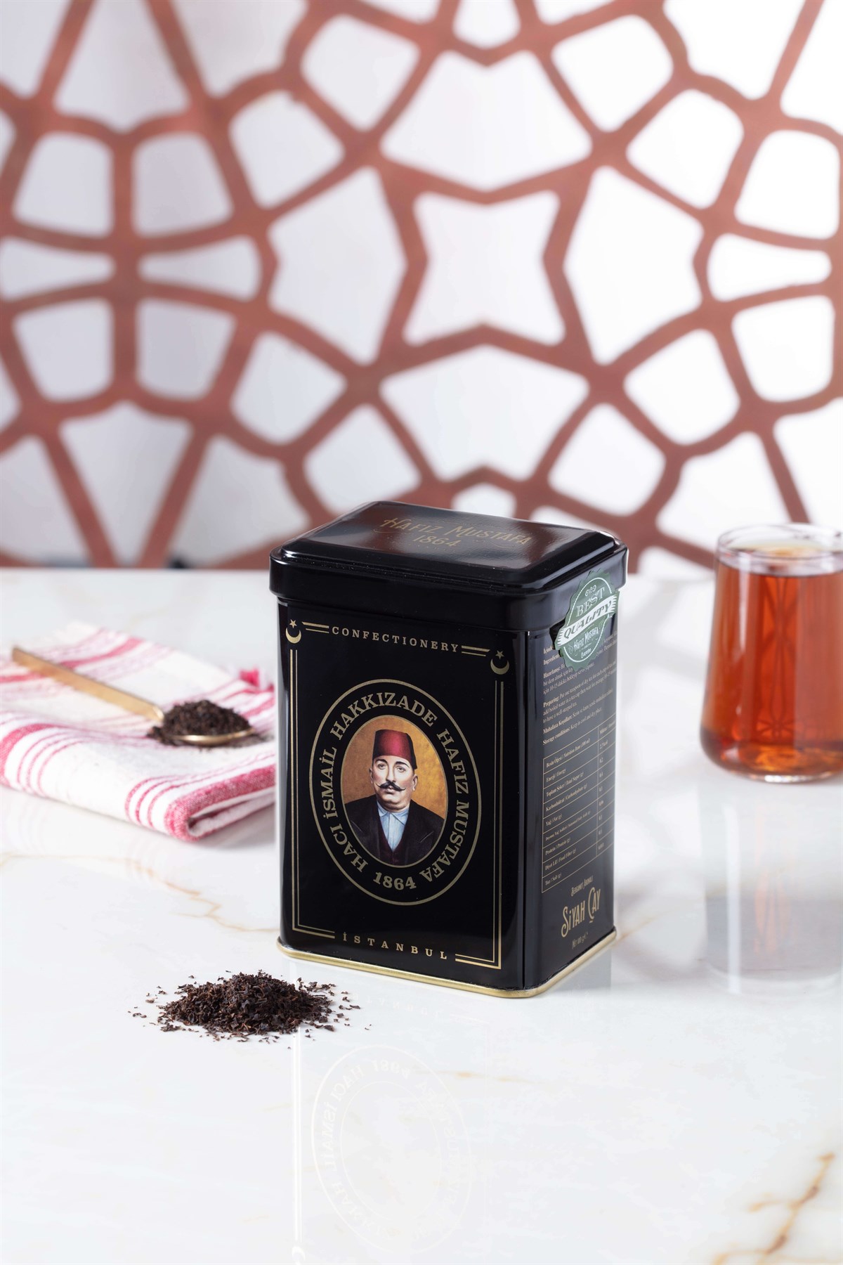 Hafız Mustafa Turkish Tea, Classic Tea Can Box
