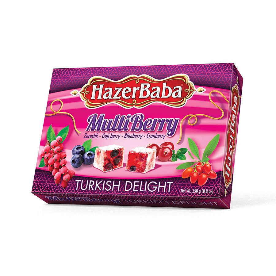 Multi Berry Turkish Delight 250 g / 8.8 oz