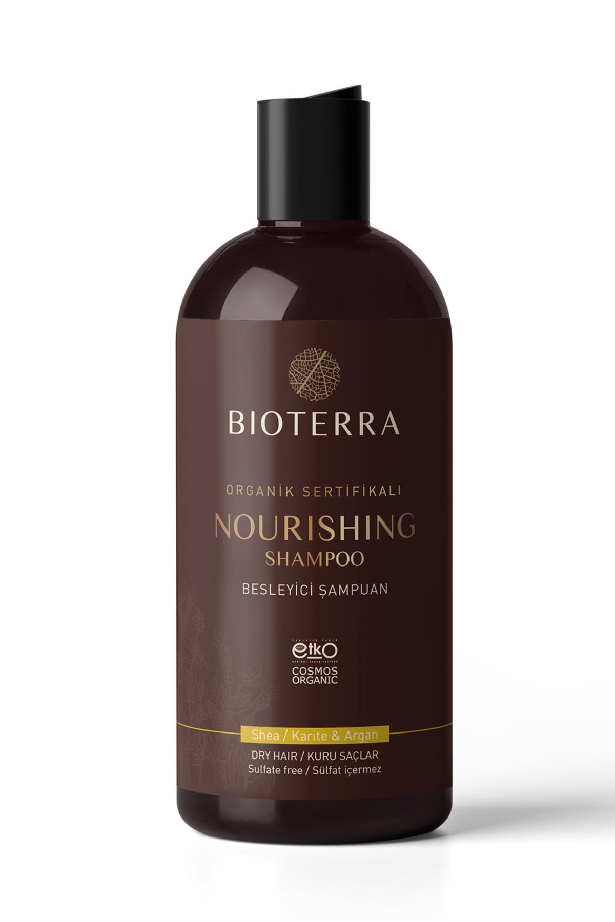 Nourishing Shampoo For Dry Hair 400 ml, Bioterra Organic Shampoo