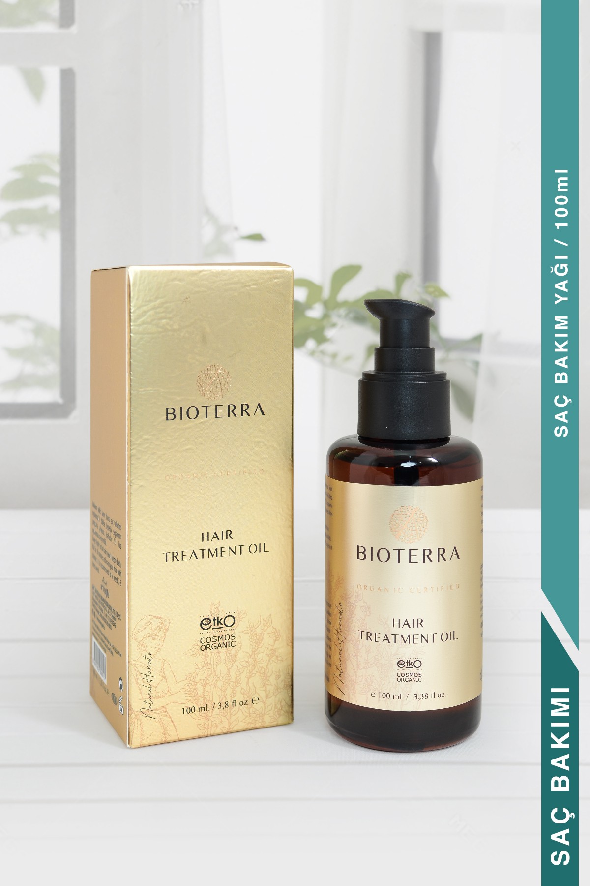 Hair Treatment, Bioterra Organic Variant Oil Components 100 ml, Natural Product