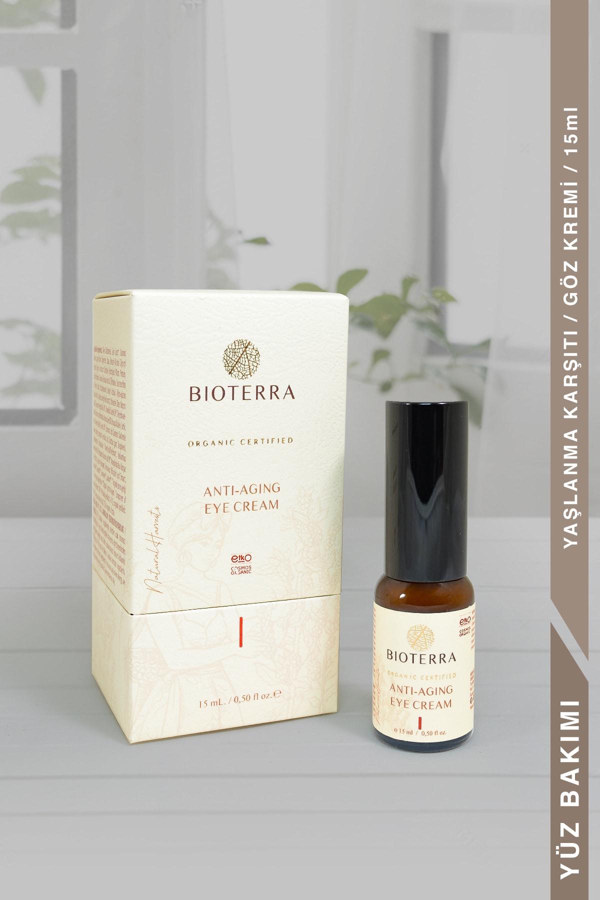 Anti Aging Eye Cream, Bioterra Organic Cream 15 ml, Natural Product