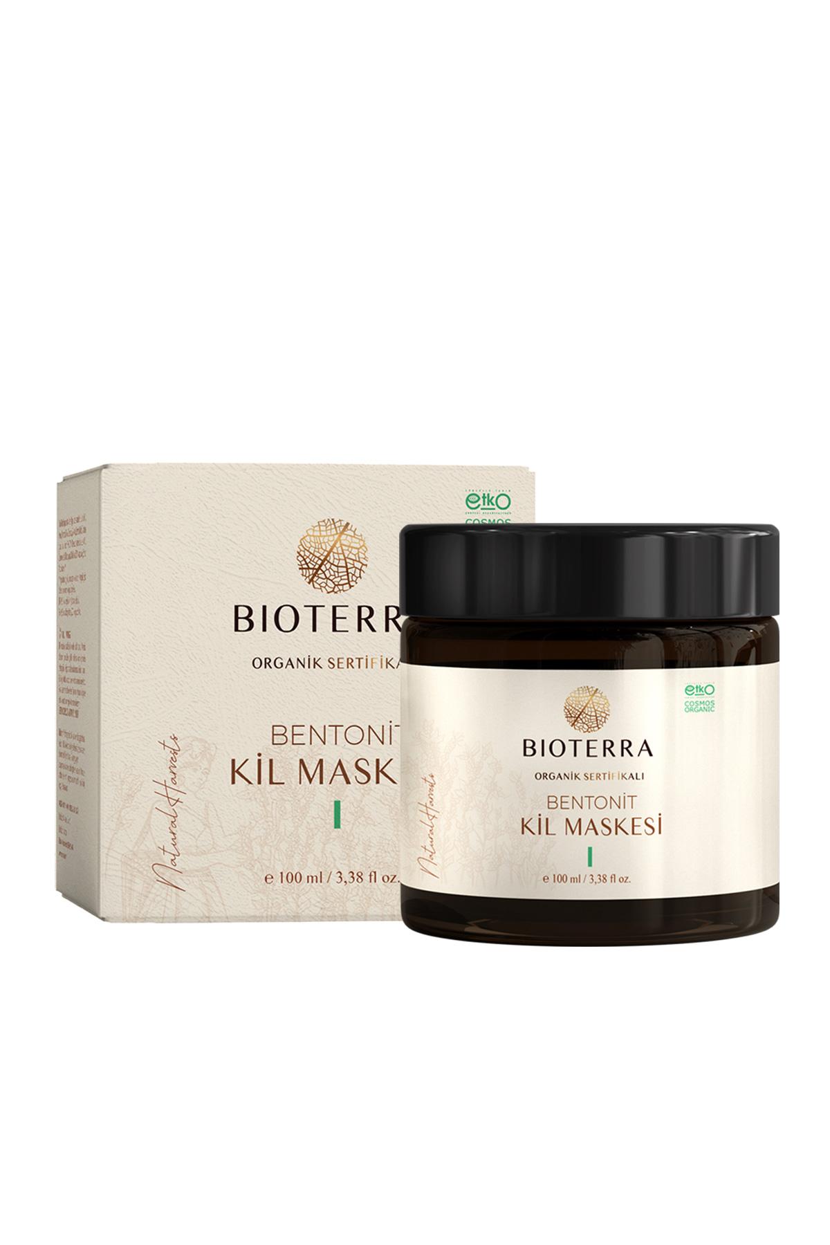 Bentonite Clay Mask, Bioterra Organic Mask 100 ml, Natural Product