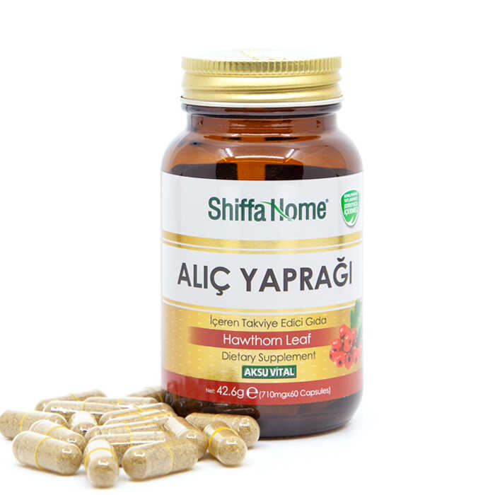 Shiffa Home Antioxidants Zinc and Chromium Hawthorn Leaf 60 Tablets, Organic Product, Natural Herbs