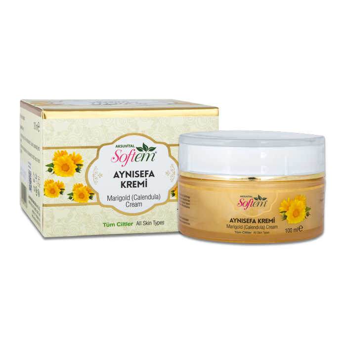 Calendula Cream, Moisturizing and Supporting Cream 100 ml, Organic Herbs, Natural Product