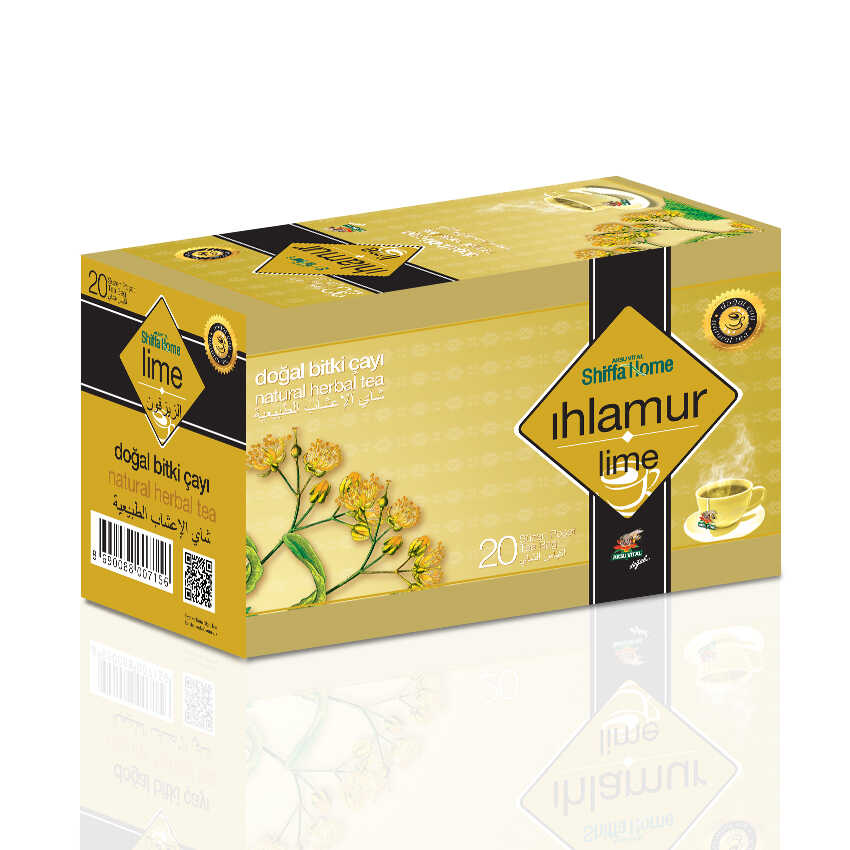 Anti-Spasmodic Tea, Linden Herbal Tea 20 Bags, Organic Tea, Natural Products, Turkish Product