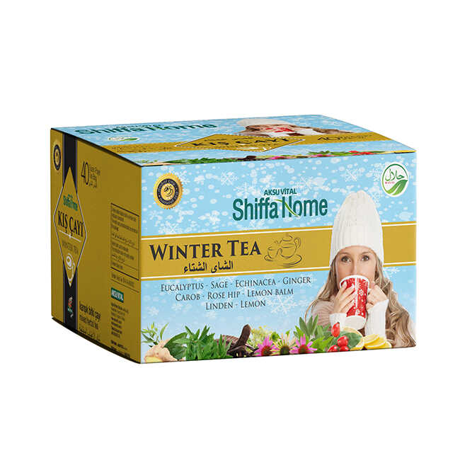 Winter Tea 40 Bags, Organic Tea, Natural Products, Turkish Product