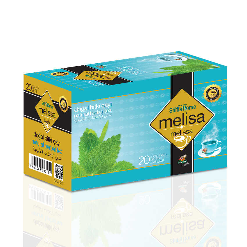 Melissa Herbal Tea 20 Bags, Organic Tea, Natural Products, Turkish Product