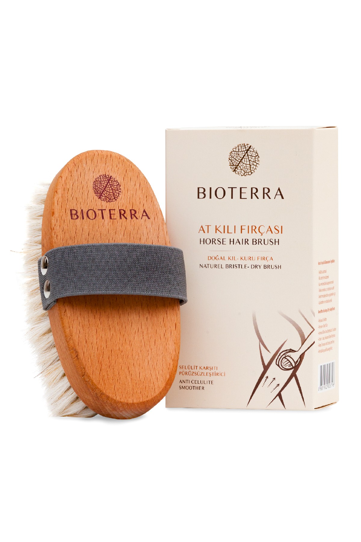 Horse Hair Brush, Bioterra Anti Cellulite Brush