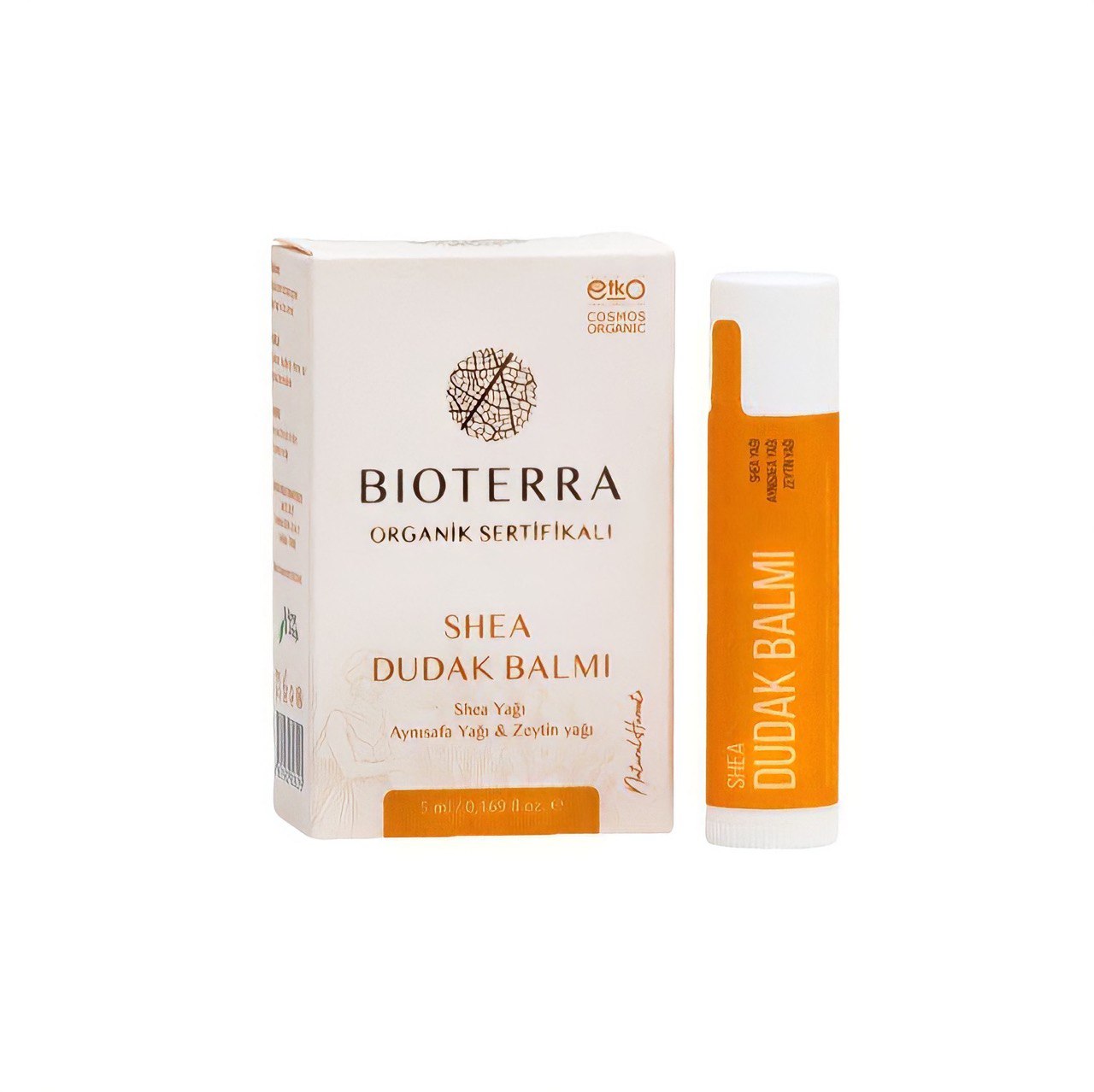 Lip Balm For Chapped Lips 5 ml, Bioterra Organic Shea Balm 5 ml