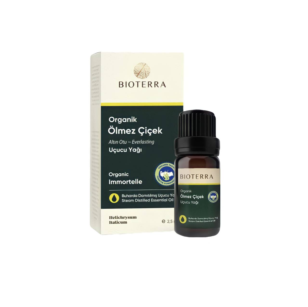 Bioterra Organic Immortelle Essential Oil 2.5 ml (Golden Grass)