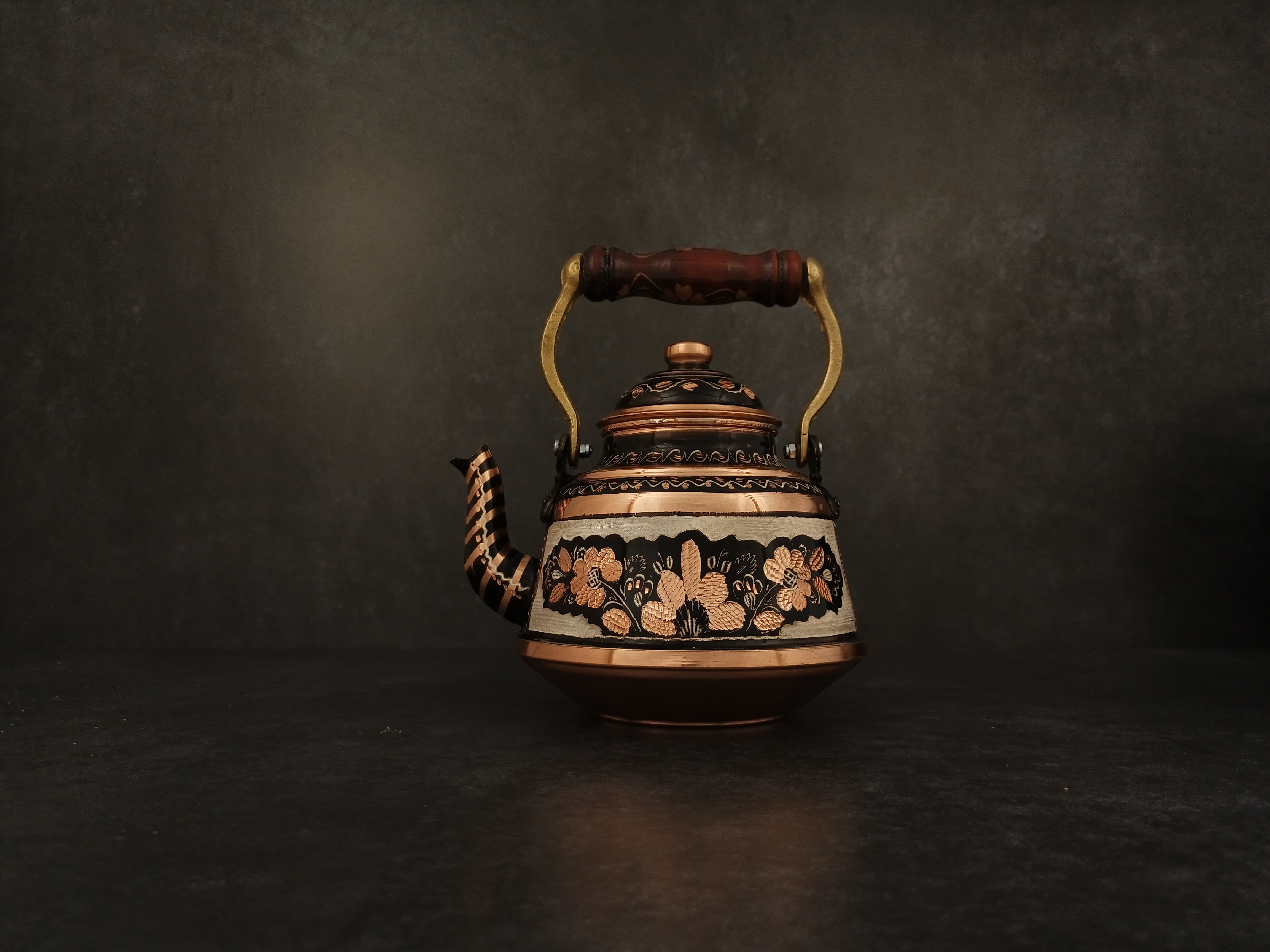 Turkish Handmade Teapot, Home Decoration Vintage, Turkish Style Royal Decorated Teapot
