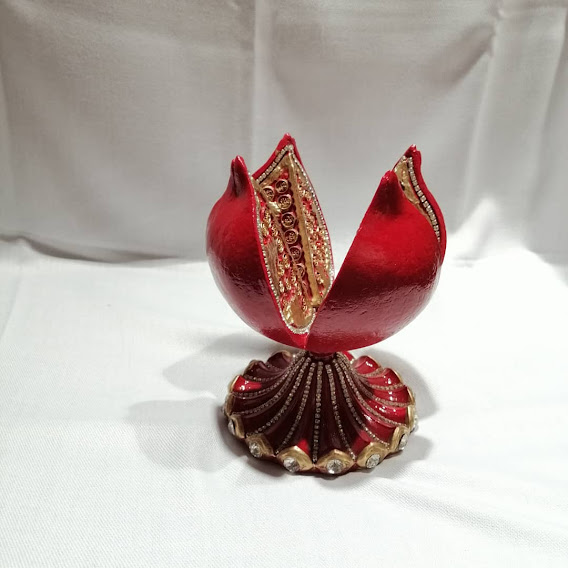 Turkish Handmade Decorative Pomegranate Figure, Antique Ornament Home Decoration-Big Size 