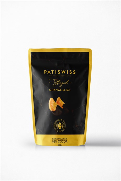 Patiswiss Glazed orange slices dipped in dark chocolate 80 g / 2.82 oz