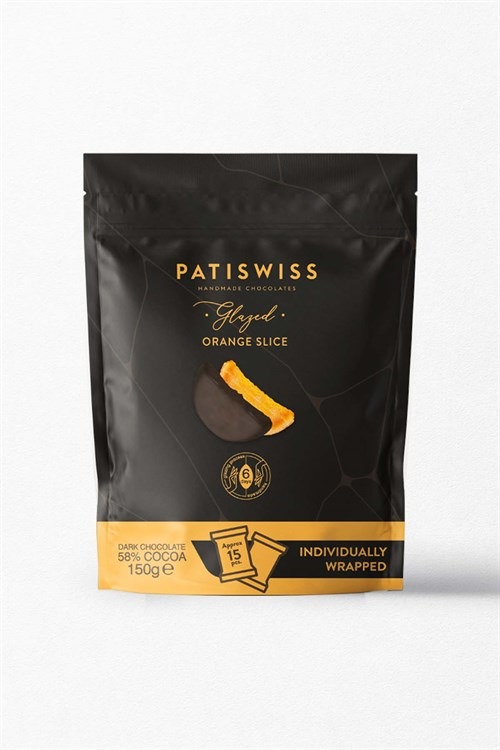 Patiswiss Milk Chocolate Coverd Orange Slices 150 g / 5.2 oz