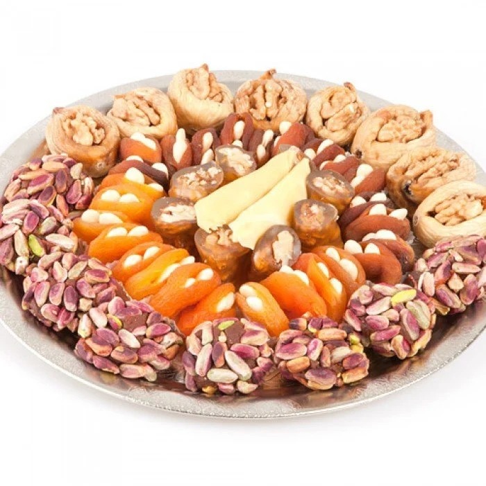 Turkish Delight And Dried Fruit Mix, Stuffed And Covered With Nuts 800 g / 1.76 lb