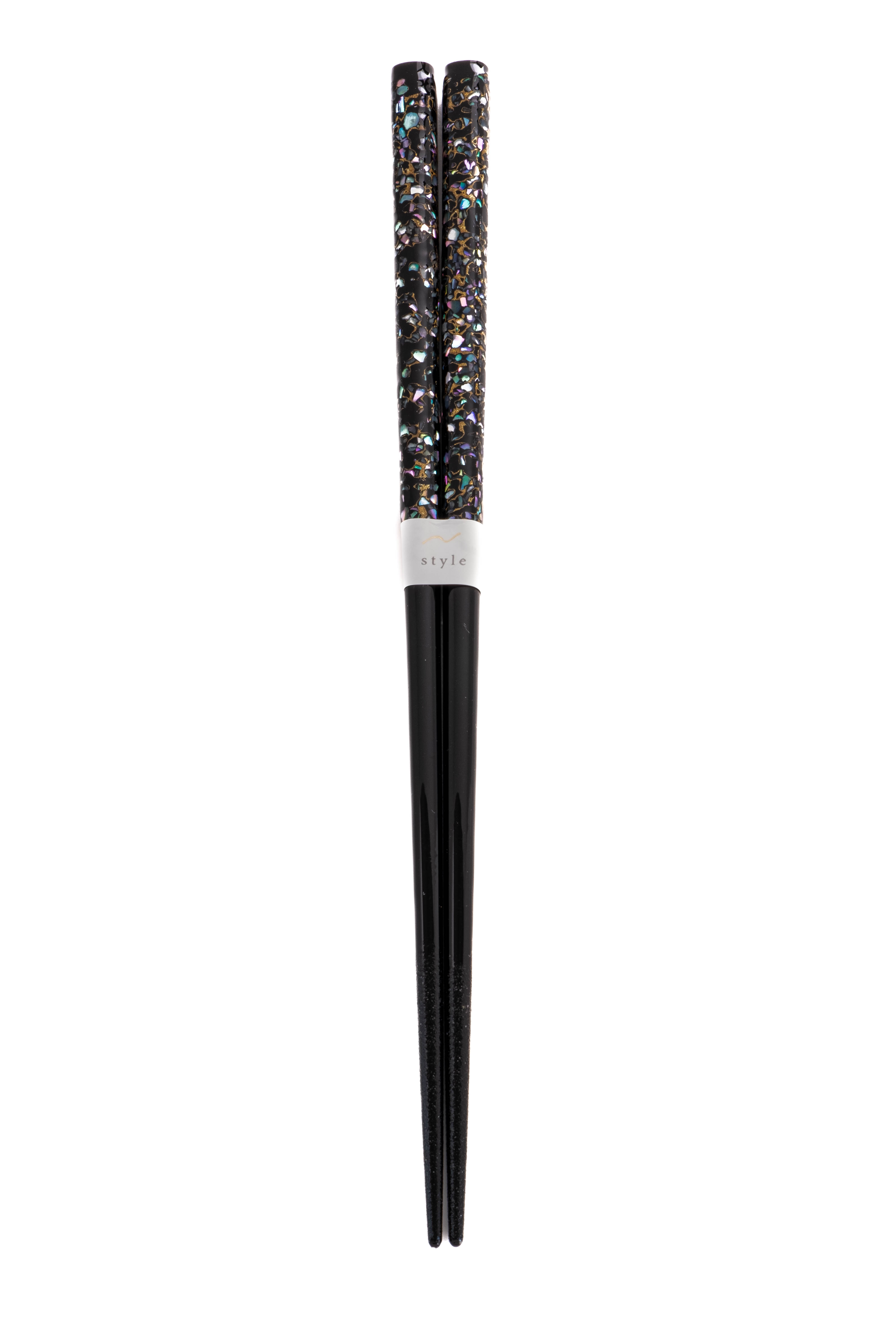 Black Mosaic-pattern Luxury Chopsticks | Authentic Japanese Chopsticks ...