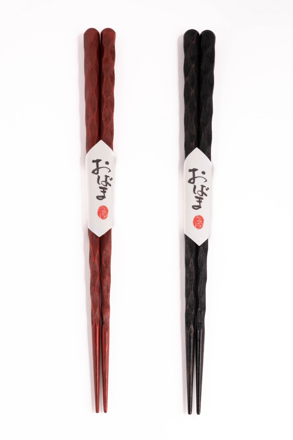Carved black chopsticks