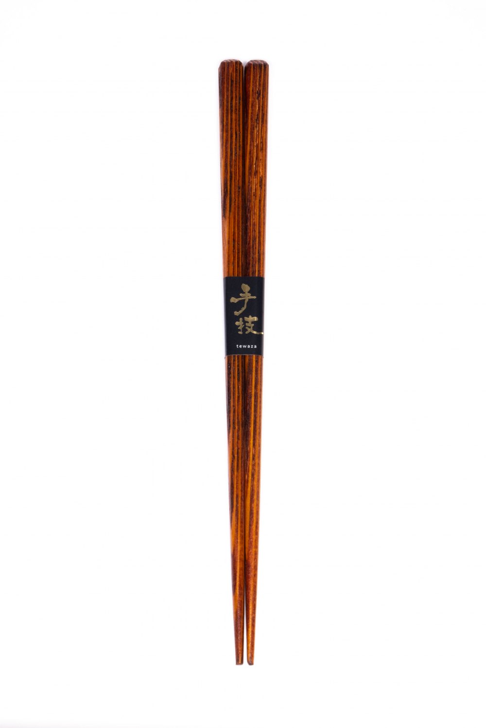 Pair of Japanese chopsticks in red or blue natural wood, WAKASA NURI  DAIYANA, 21 or 23 cm