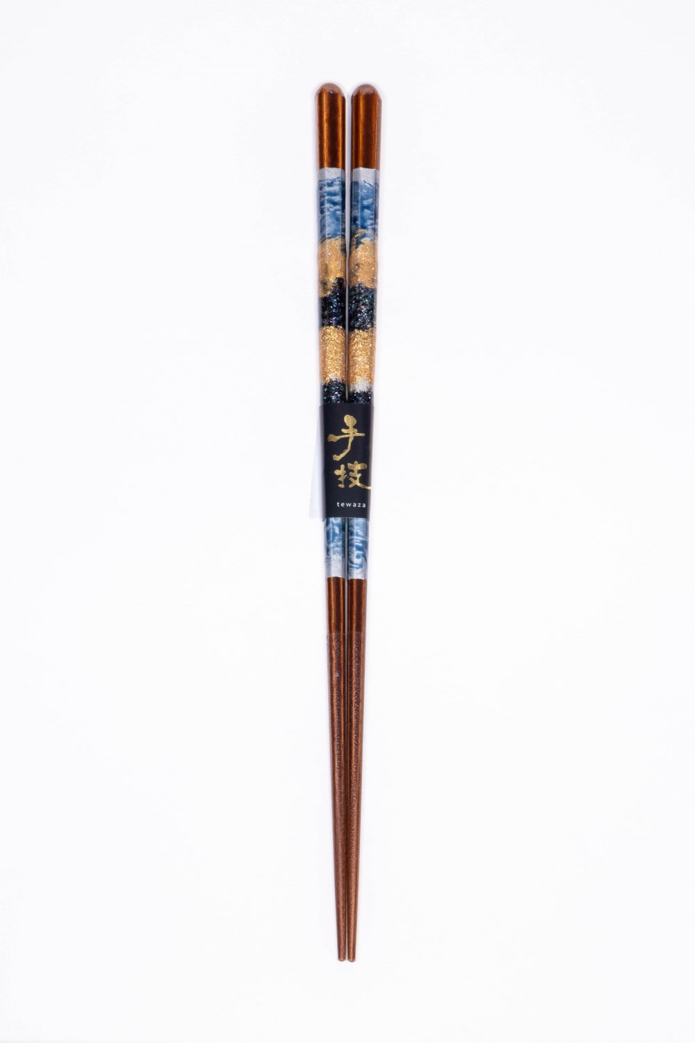 Japanese chopsticks with gold lucky turtle and crane black red - DOUBL –  Huglot