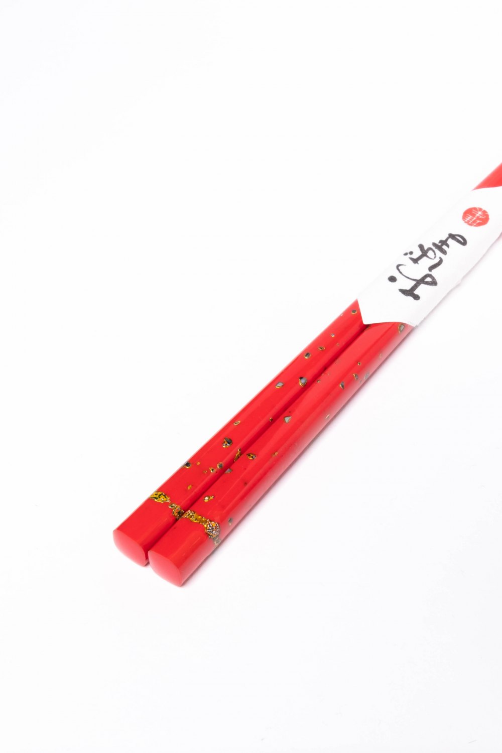 [CHOPSTICKS] HEXAGONAL BAMBOO CHOPSTICKS (RED) | WAKASA LACQUERWARE