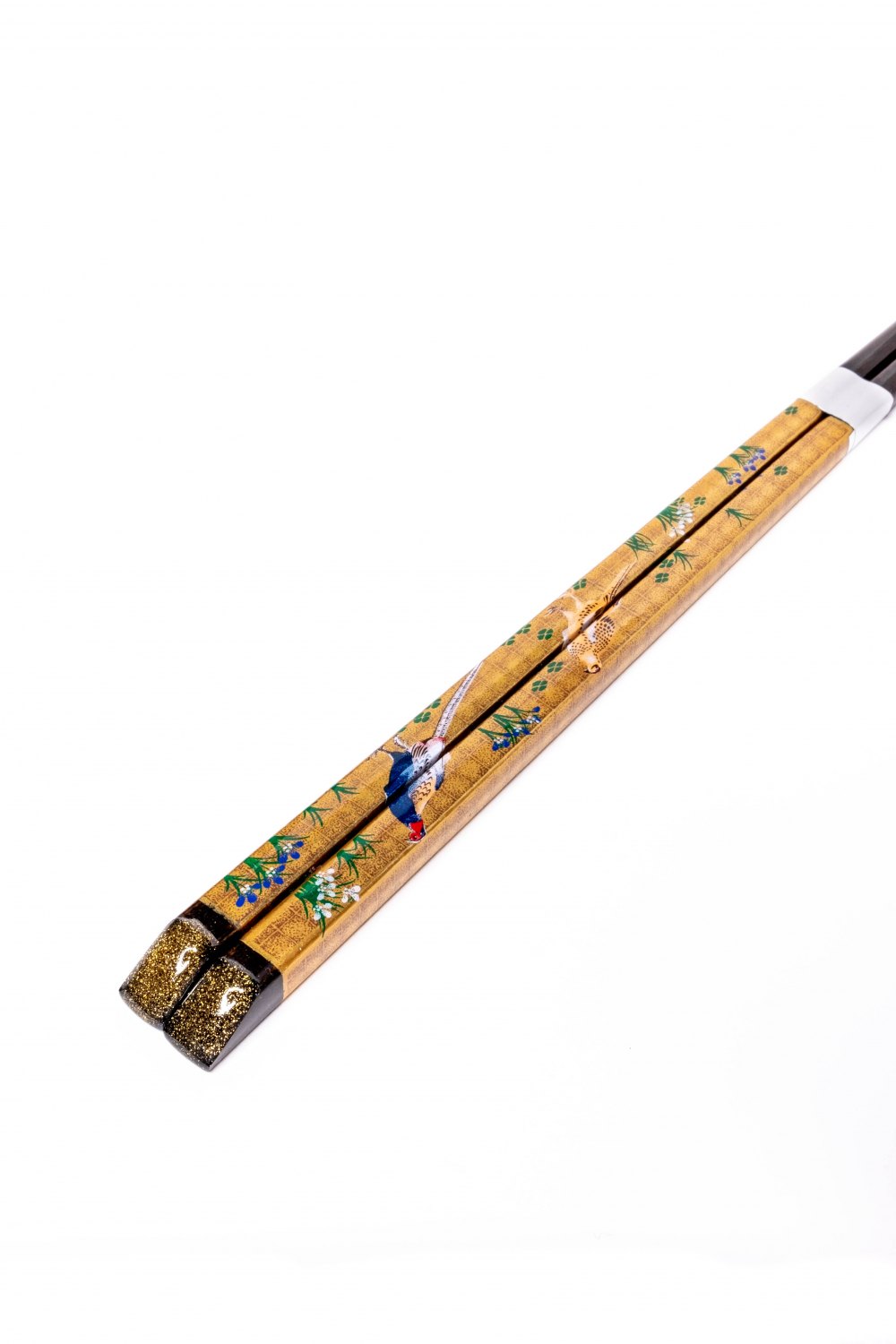  Premium Japanese Chopsticks with Spoon Reusable [ Made in Japan  ] Traditional Lacquer Art Wooden Chopsticks B (Golden Crane RD(TSS45)) :  Home & Kitchen