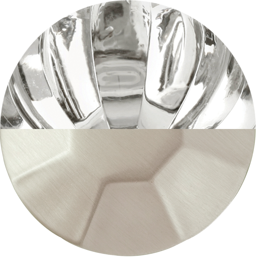 Crysacrylic with Satin Nickel, Multipack