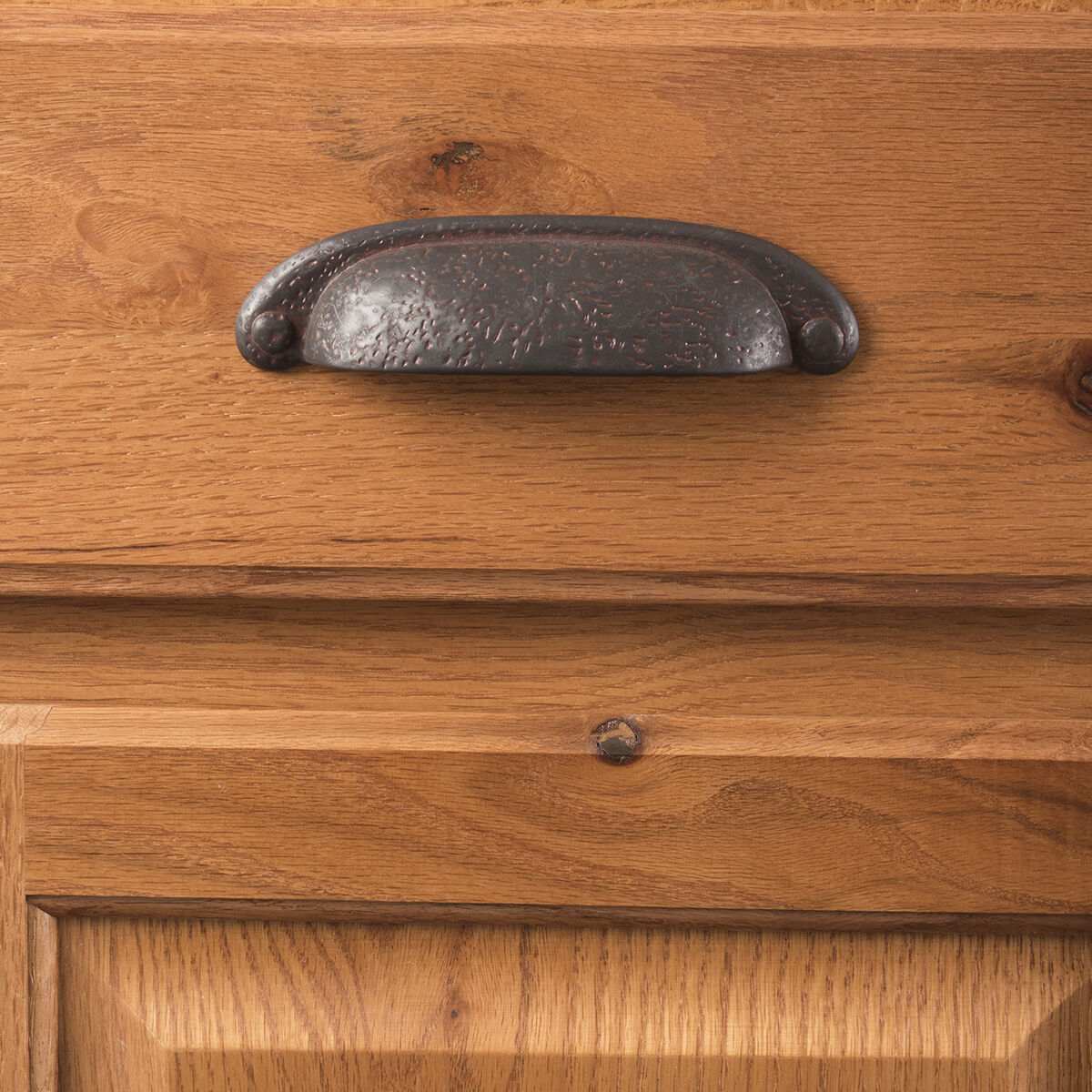 Hickory Hardware Craftsman Windover Antique 3 3/4" (96mm)cc Cup Pull