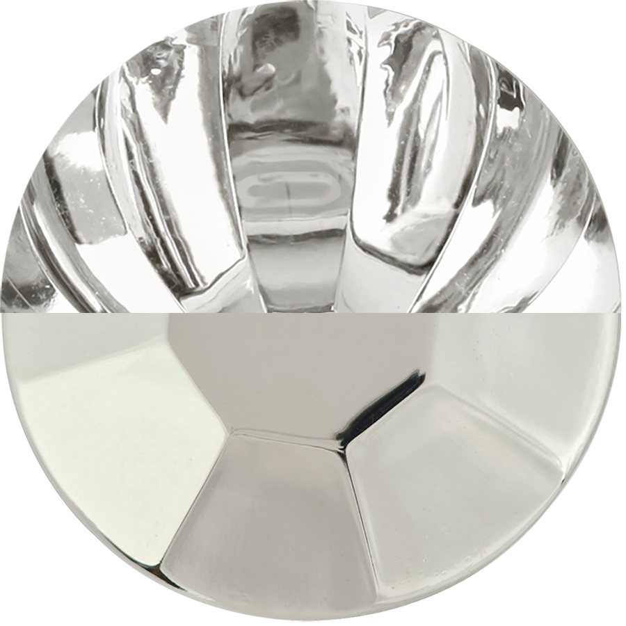 Crysacrylic with Polished Nickel