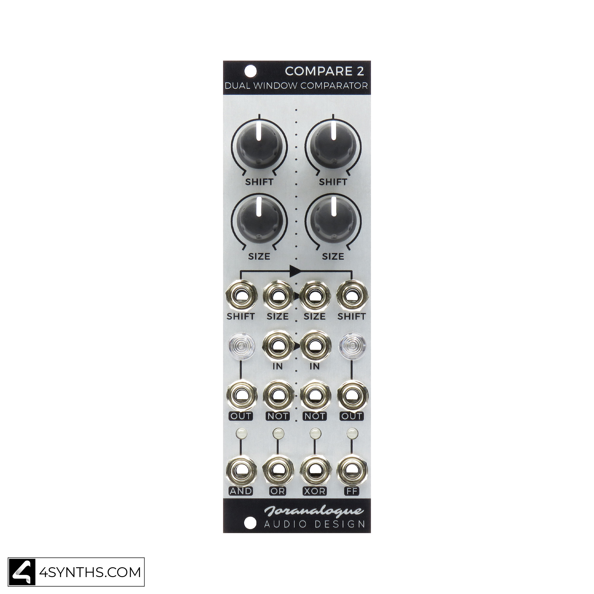 Joranalogue Compare 2 a dual window comparator for eurorack