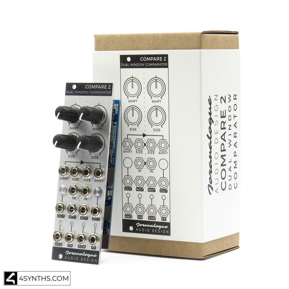 Joranalogue Compare 2 a dual window comparator for eurorack 