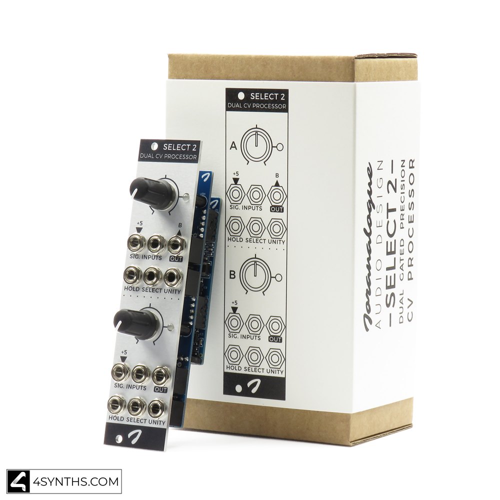 Joranalogue Select 2 a dual gated precision control module for CV