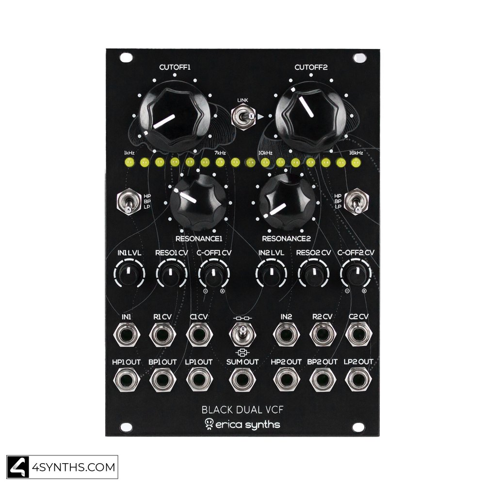 Erica Synths Black Stereo Mixer for modular synthesizers Erica Synths Black Stereo Mixer for modular synthesizers