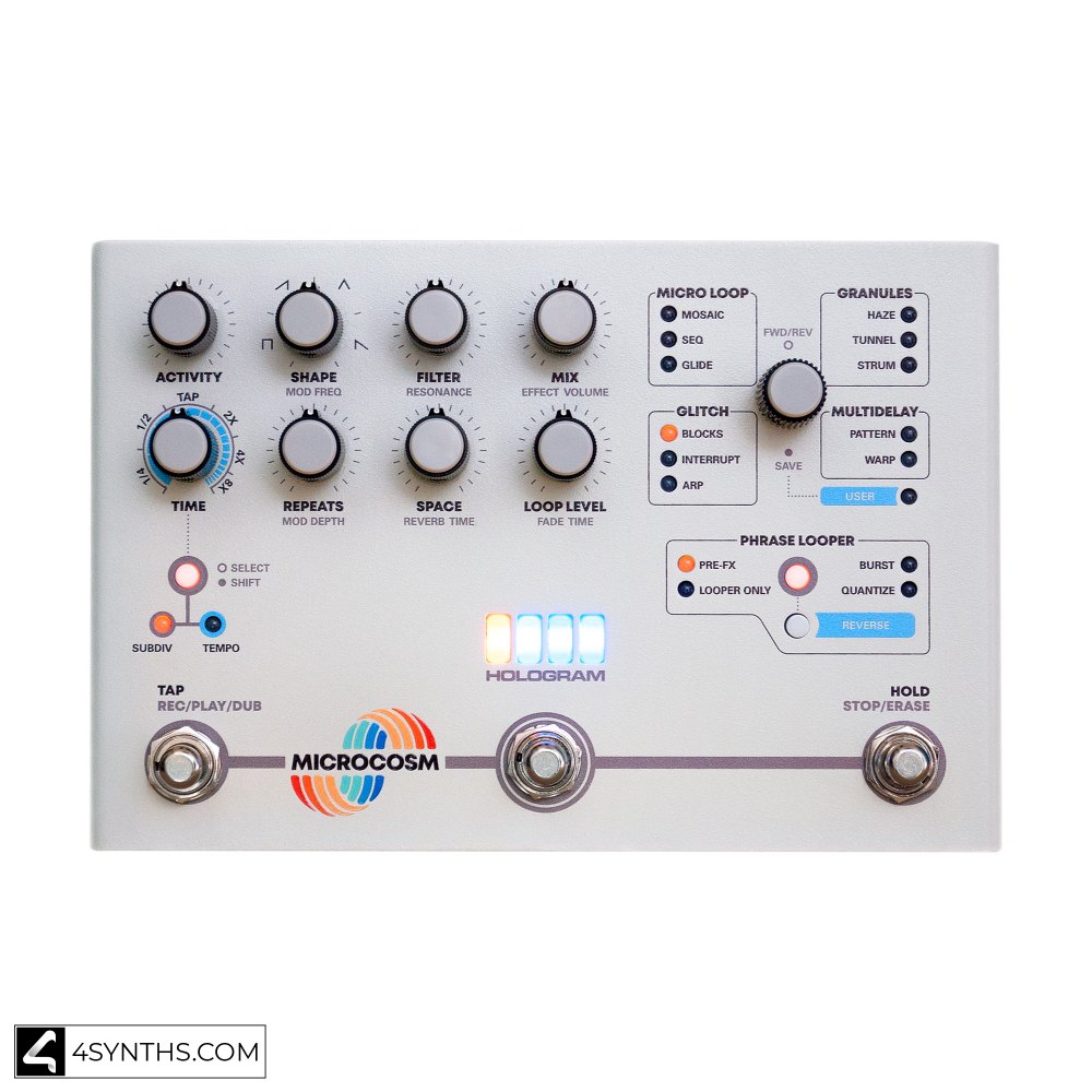 Hologram Microcosm, Guitar effects (FX) Pedal in the Hologram Microcosm, Guitar effects (FX) Pedal in the