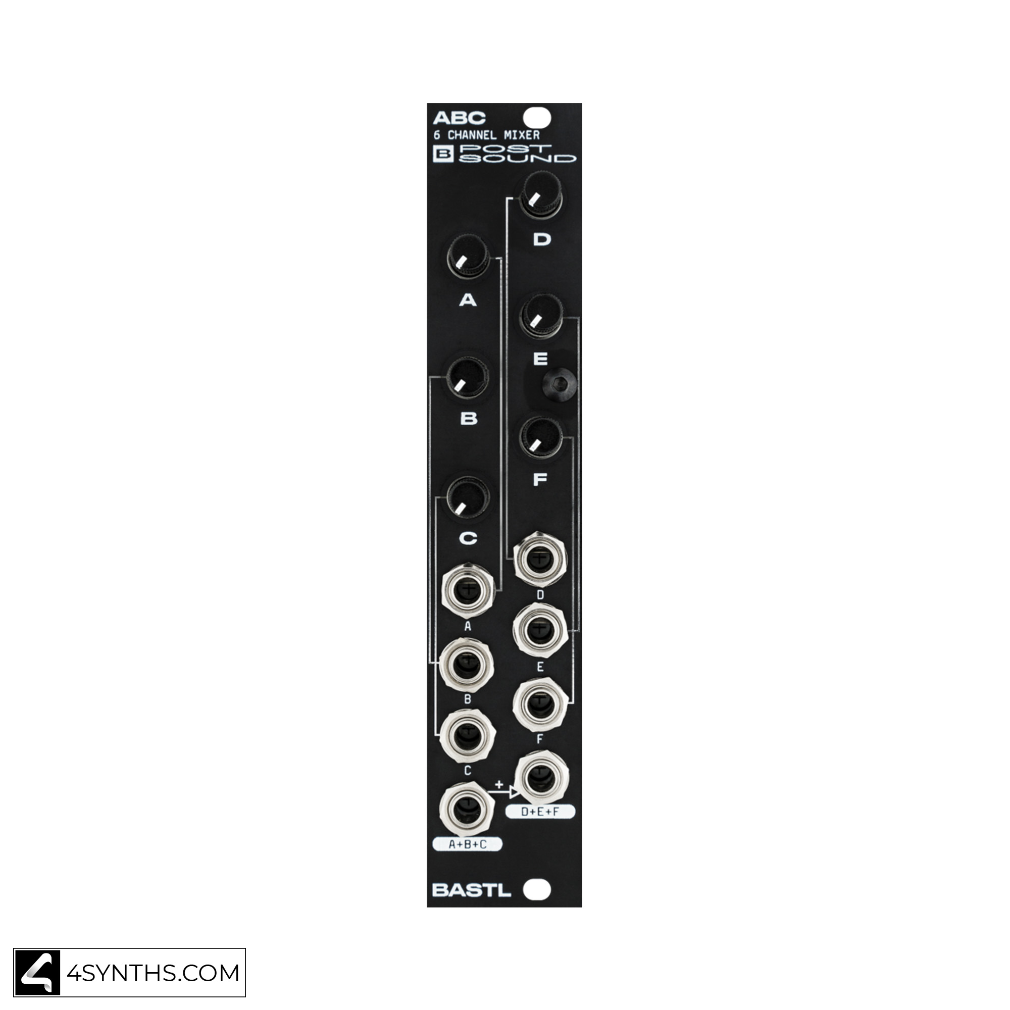 Bastl Instruments ABC simple and cheap 6 channel signal mixer 